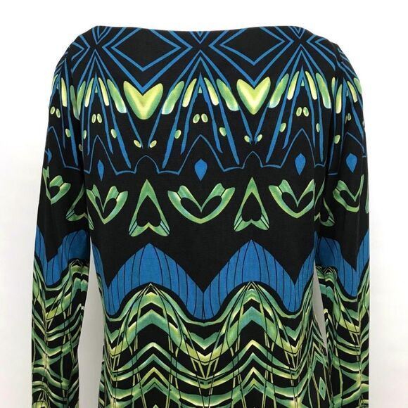 DVF TACITA Silk Jersey Dress MOD HEART Print 6 S - Picture 5 of 8